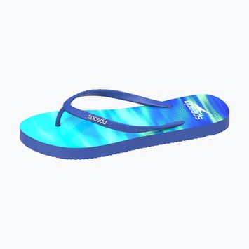 Vyriškos šlepetės per pirštą Speedo Flip Flop deep sapphire/sea and sky