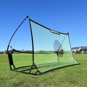 Rebounderis QuickPlay Tekkers Dual Net 200 x 120 cm black/green