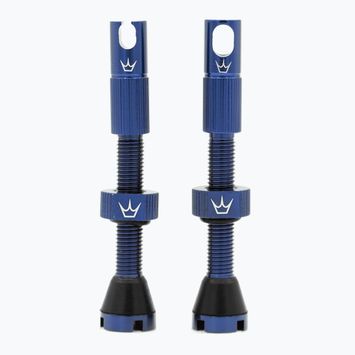 Vožtuvų komplektas presta Peaty's X Chris King MK2 Tubeless Valves 42 mm navy
