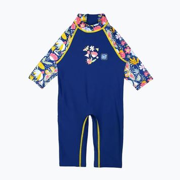 UPF 50+ vaikiškas kostiumas nuo saulės Splash About UV Toddler Sunsuit tamsiai mėlynas TUVSGD1