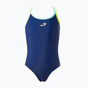 Vaikiškas vientisas plaukimo kostiumas Splash About Essential Sports lime