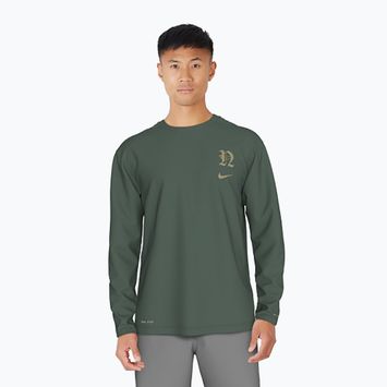 Vyriški marškinėliai ilgomis rankovėmis Nike Luxe Letter Hydroguard fir