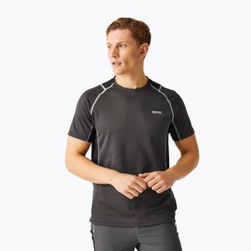 Vyriški marškinėliai REGATTA Virda IV ash/black