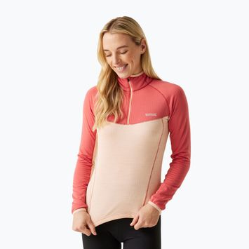 Moteriškas žygio džemperis REGATTA Hepley mineral red/peach parfait marl