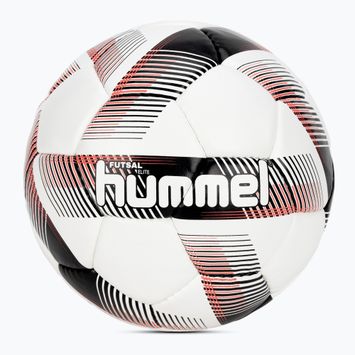 Hummel Futsal Elite FB futbolo kamuolys baltas/juodas/raudonas dydis 4
