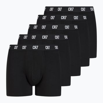 Vyriškos trumpikės CR7 Basic Trunk 5 poros black/white