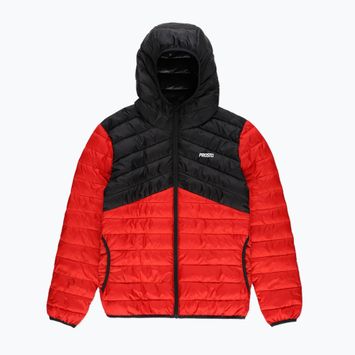 PROSTO Ultralight Split vyriška pūkinė striukė raudona KL222MOUT1074