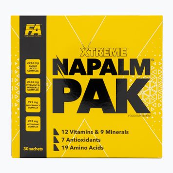 Maisto papildas Fitness Authority Napalm Pak 30 pakelių