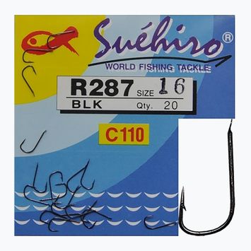 Milo R287 Suehiro žvejybiniai kabliukai juodos spalvos 012AM287R A22