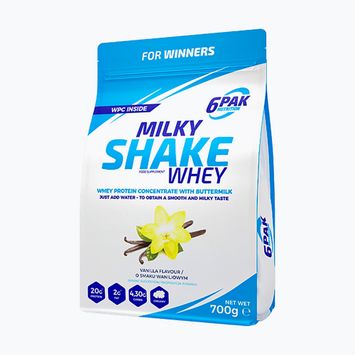 Išrūgos 6PAK Milky Shake 700 g Vanilė