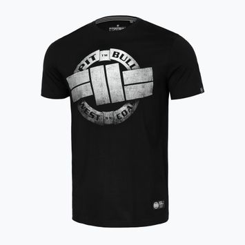 Pitbull West Coast Steel Logo vyriški marškinėliai juodi