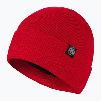 Žieminė kepurė Pitbull West Coast Beanie Small Logo red
