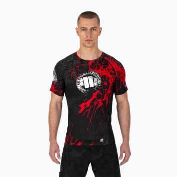 Pitbull West Coast Blood Dog 2 Rashguard juodas vyriškas marškinėliai