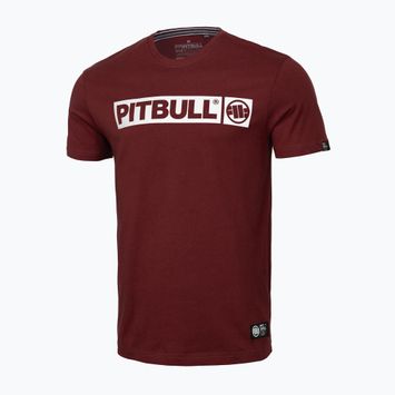 Vyriški marškinėliai Pitbull West Coast Hilltop burgundy