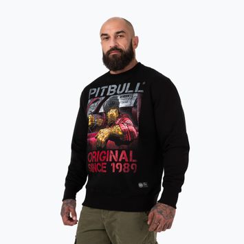 Vyriški Pitbull West Coast Drive Crewneck džemperiai juodi