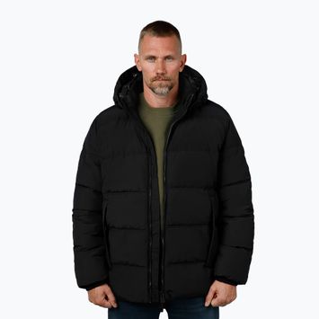 Vyriška žieminė striukė Pitbull Duncan Quilted Hooded black