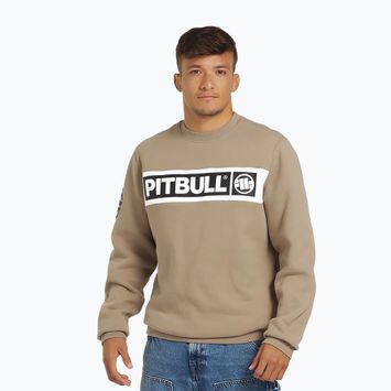 Vyriškas džemperis Pitbull Sherwood Crewneck pale sand