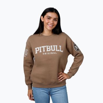 Moteriškas džemperis Pitbull Tyrian Crewneck coyote brown