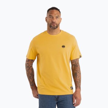 Vyriški marškinėliai Pitbull Small Logo pale yellow