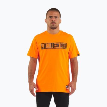 Vyriški marškinėliai Pitbull Eighty Nine Dog orange