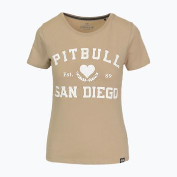 Moteriški marškinėliai Pitbull Love PB sand