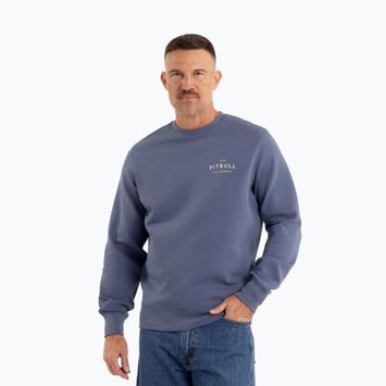 Vyriškas džemperis Pitbull Sampson Crewneck Sweatshirt navy jeans