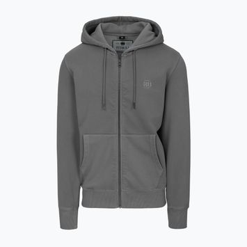 Vyriškas džemperis Pitbull Lancaster 2 Hooded Zip Sweatshirt washed grey