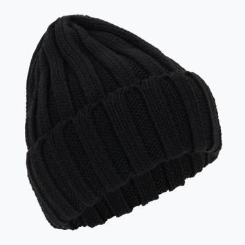 Moteriška žieminė kepurė 4F CAD016 tamsiai juoda