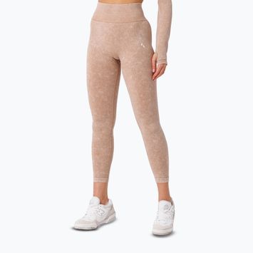 Moteriškos treniruočių tamprės Carpatree Yasmine Seamless beige stone wash