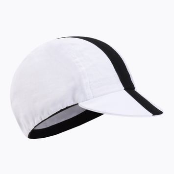 Luxa Classic Stripe balta ir juoda dviratininko kepurė po šalmu LULOCKCSW