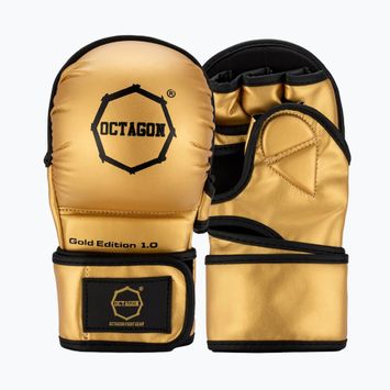 Graplingo pirštinės Octagon Gold Edition 1.0 MMA gold