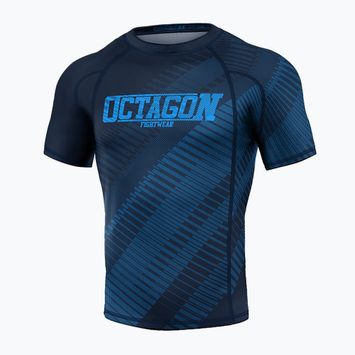 Vyriški marškinėliai Octagon Blocks Premium blue