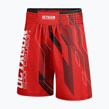 Vyriški bokso šortai Octagon Diamond red