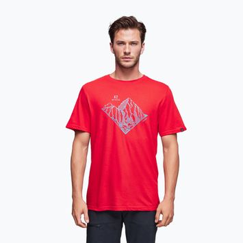 Vyriški marškinėliai Alpinus Skilbrum raudoni