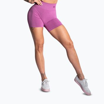 Moteriški treniruočių šortai Gym Glamour Seamless pink