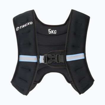 XTREXO 5 kg svorio treniruočių liemenė juoda WV-05