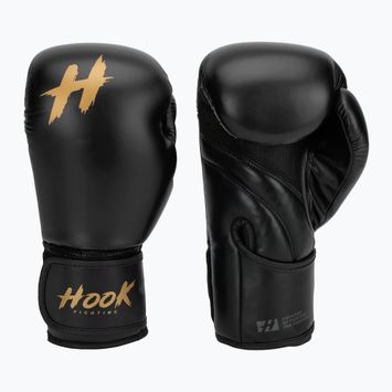 Bokso pirštinės HOOK FIGHTING Ready To Train juodos