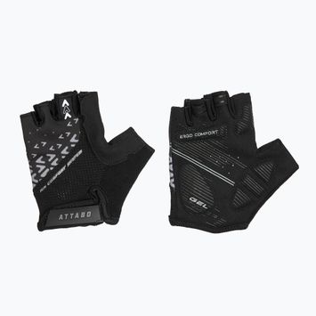 Vaikiškos dviračių pirštinės ATTABO Vito JRB gel shock proof juodos