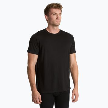 Vyriški termoaktyvūs marškinėliai WOOLCANO Merino 100% TEE0546 juodi