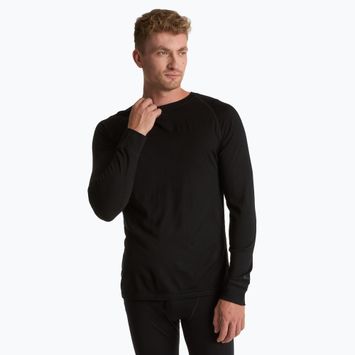 Vyriškas termoaktyvus džemperis 100% WOOLCANO MERINO TOP0538 black