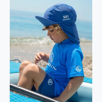 Vaikiškas plaukimo komplektas AQUASTIC UV 50+ UPF Marimo JRB tamsiai mėlynas/mėlynas