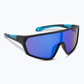 Vaikiški akiniai nuo saulės GOG Flint matt neon blue/black/polychromatic blue