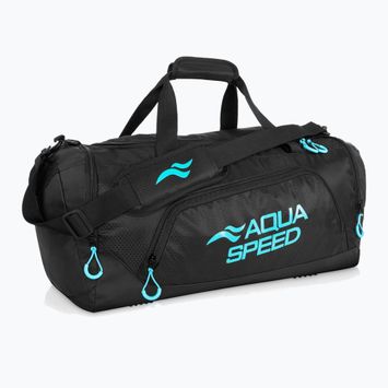 Treniruočių krepšys AQUA-SPEED 43 l juodas/mėlynas