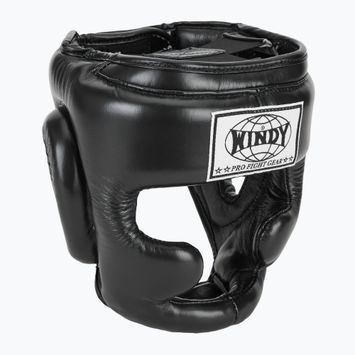 Bokso šalmas WINDY Genuine Leather black