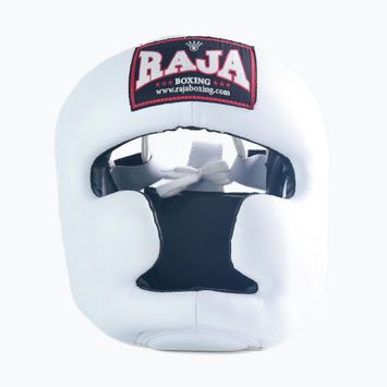 Bokso šalmas RAJA BOXING Semi Leather white