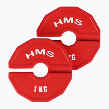 Perdengimo tipo įrangos apkrova HMS TSN100 2 x 1 kg red