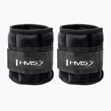 Svarmenys čiurnai ir riešui HMS ONK03 1,5 kg 2 vnt., juodos spalvos