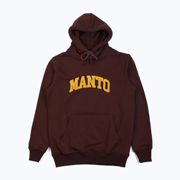 Vyriškas džemperis MANTO Varsity brown