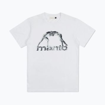 Marškinėliai MANTO Metal balti