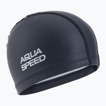 AQUA-SPEED Geriausia tamsiai mėlyna plaukimo kepuraitė